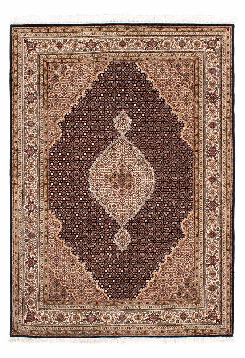 Täbriz Teppich 172x242cm - Perserteppich - dunkelblau