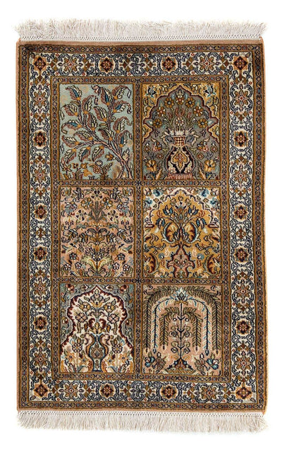 Kaschmar Teppich 59x90cm - Perserteppich - mehrfarbig