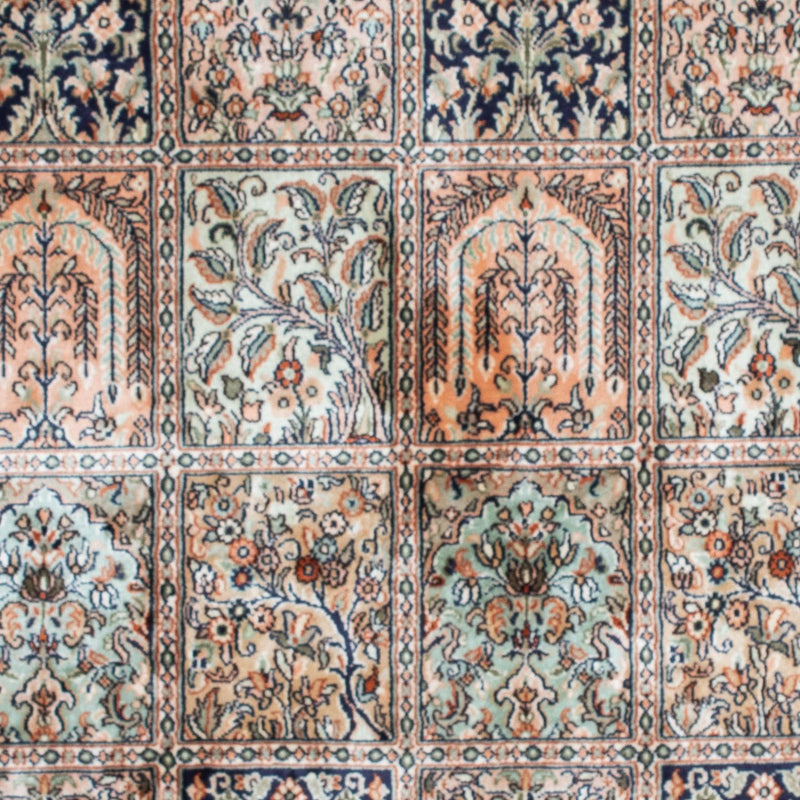 Kaschmir Seide Teppich 94x152cm - Orientteppich - mehrfarbig