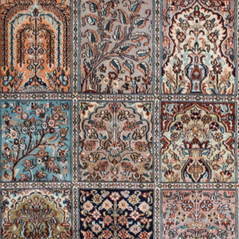 Kaschmir Seide Teppich 96x152cm - Orientteppich - mehrfarbig
