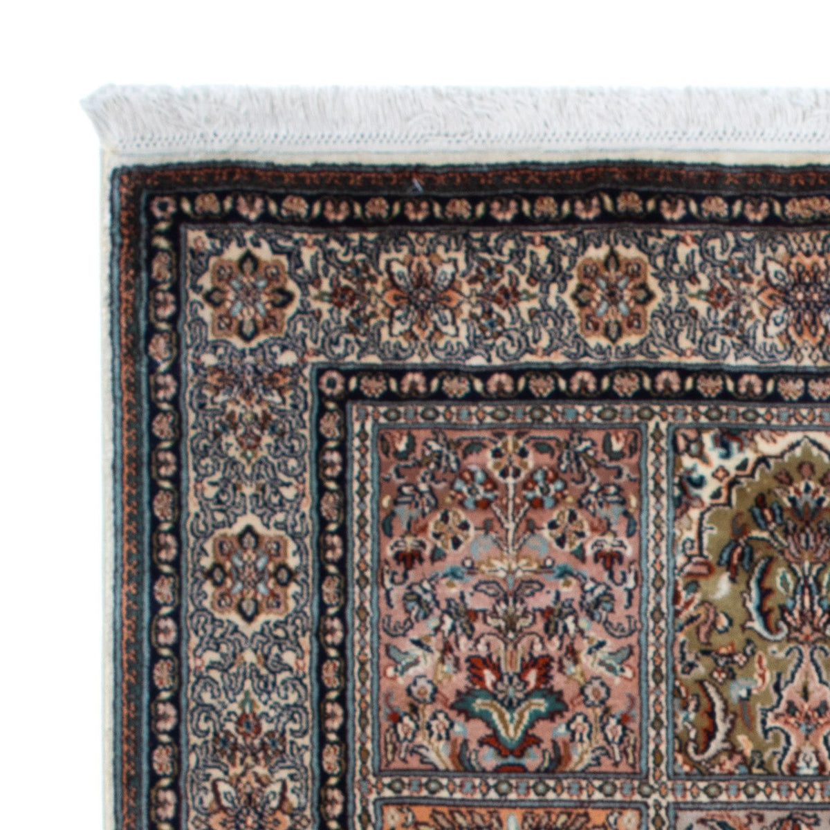 Kaschmir Seide Teppich 96x152cm - Orientteppich - mehrfarbig