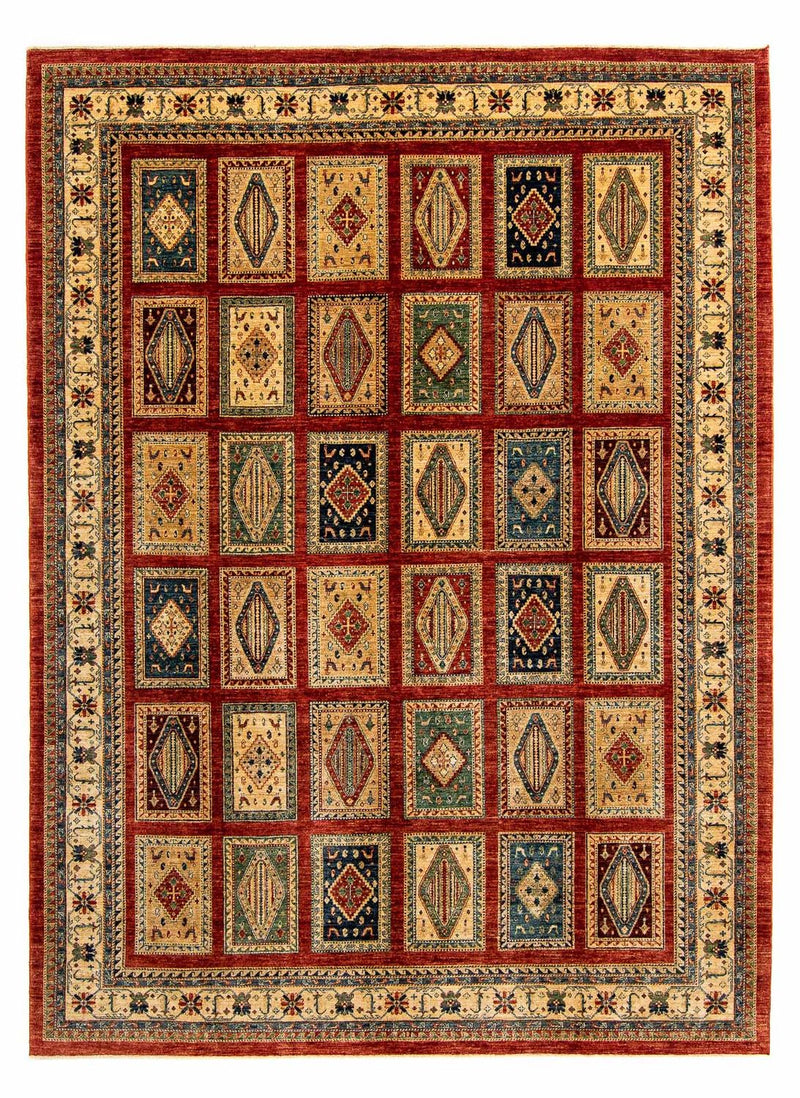 Bachtiar Teppich 302x384cm - Perserteppich - dunkelrot