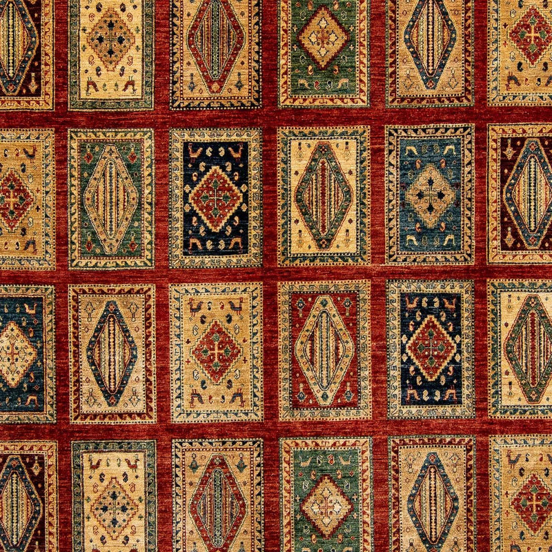 Bachtiar Teppich 302x384cm - Perserteppich - dunkelrot