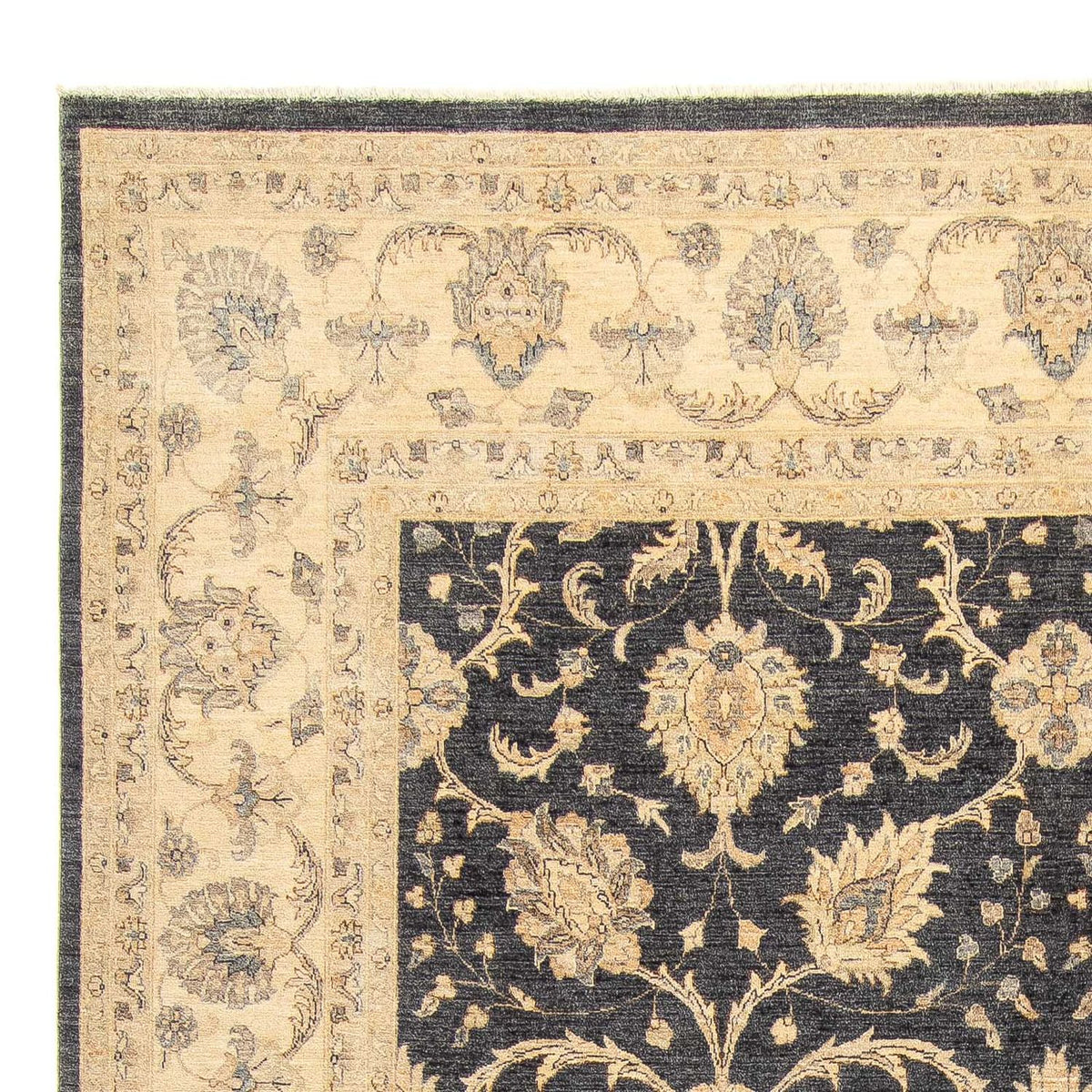 Ziegler Modern Teppich 303x380cm - Orientteppich - dunkelbraun