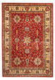Ziegler Teppich 204x288cm - Orientteppich - dunkelrot
