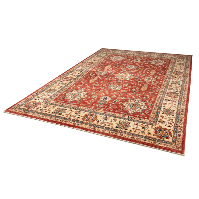 Ziegler Teppich 204x288cm - Orientteppich - dunkelrot