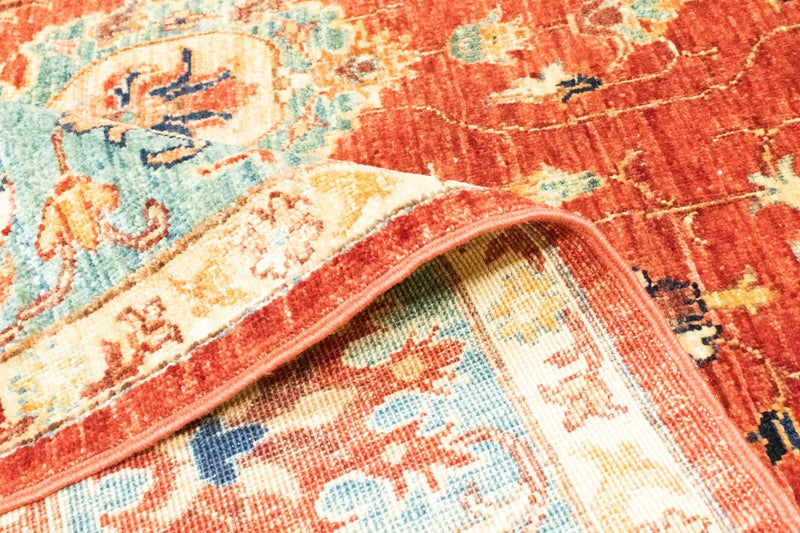 Afghan Teppich 149x201cm - Orientteppich - rot