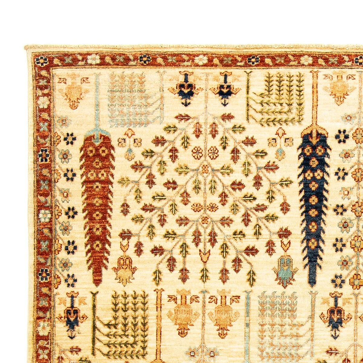 Ziegler Teppich 184x268cm - Orientteppich - beige
