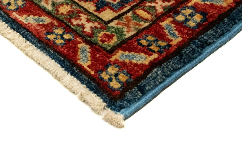Kazak Teppich 85x126cm - Orientteppich - blau