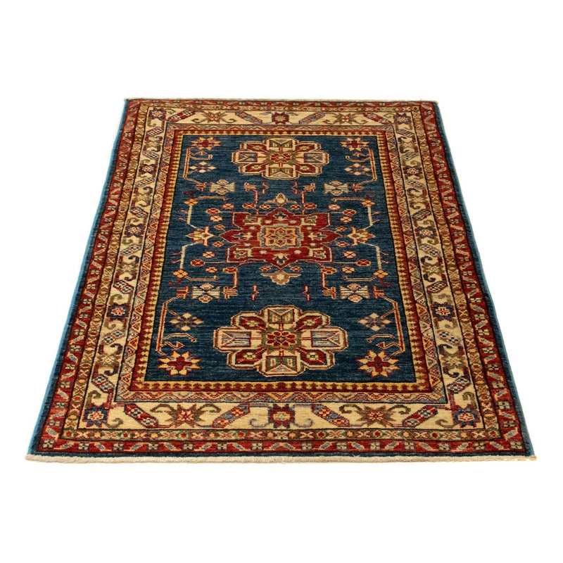 Kazak Teppich 85x126cm - Orientteppich - blau