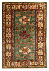 Kazak Teppich 80x119cm - Orientteppich - grün – product image