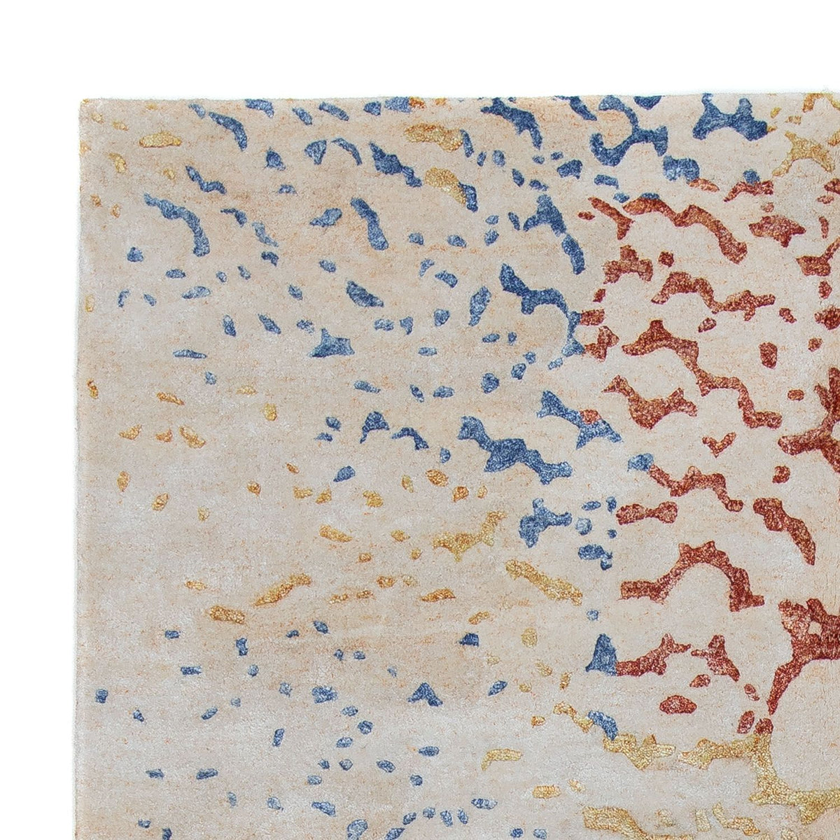 Designer Teppich 165x236cm - mehrfarbig
