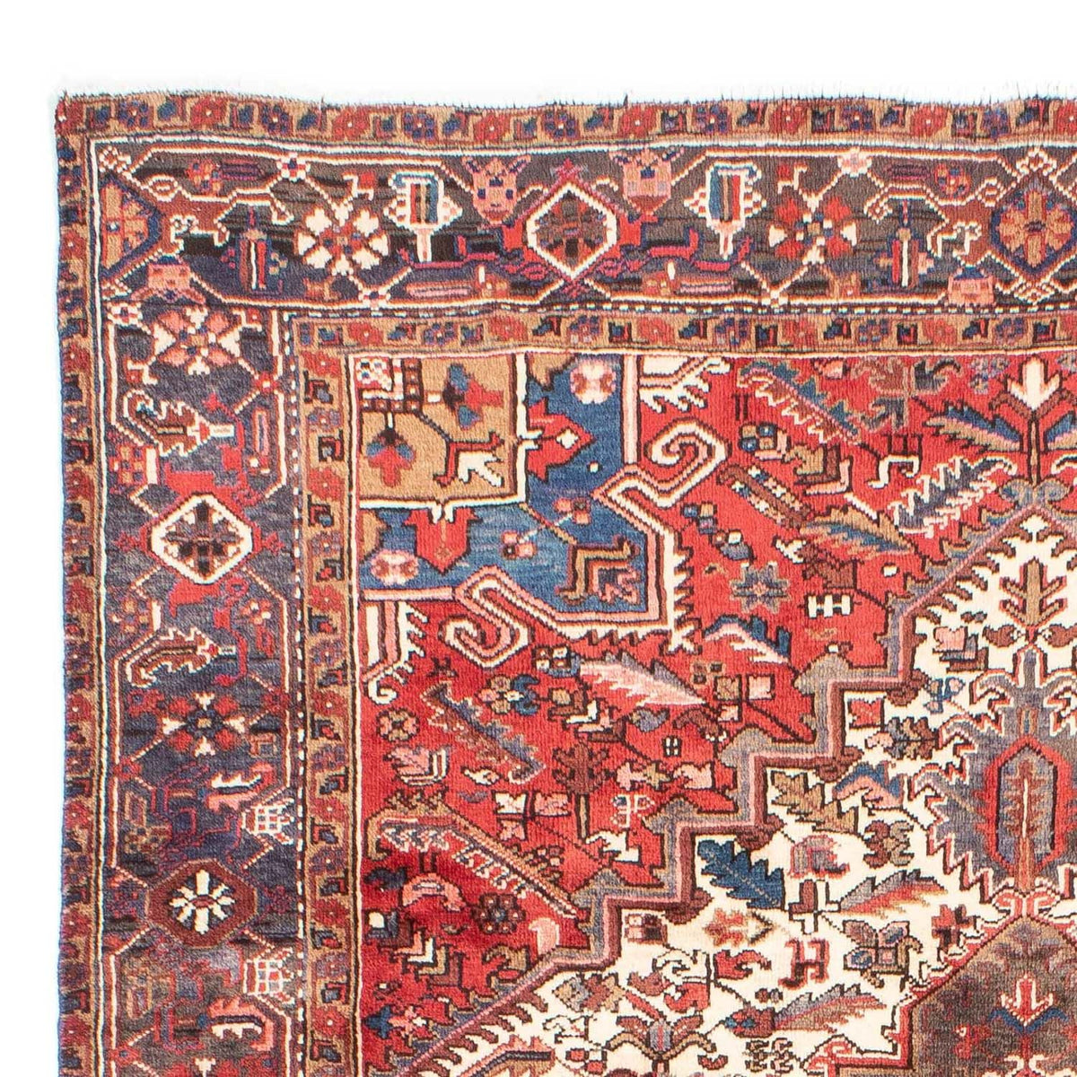 Heriz Teppich 202x282cm - Perserteppich - rot