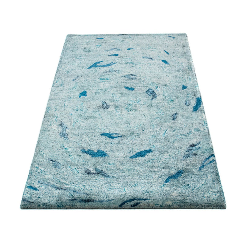 Designer Teppich 70x140cm - türkis