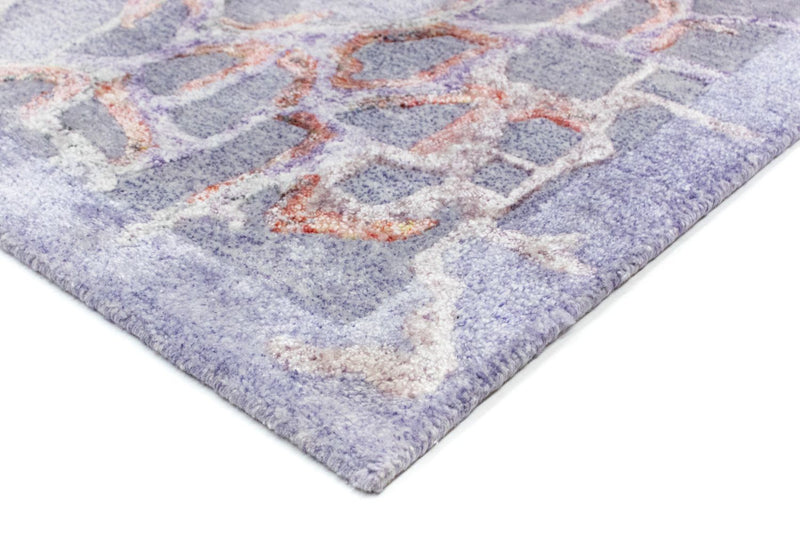 Designer Teppich 70x140cm - flieder