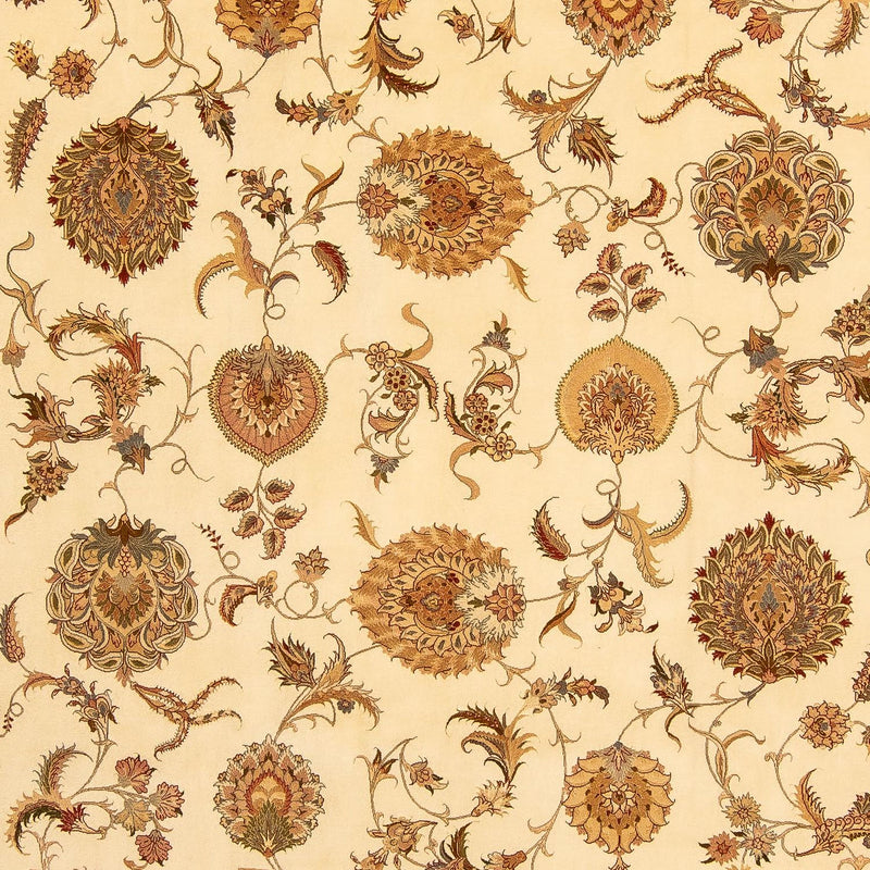 Täbriz - 50 Raj Teppich 256x352cm - Perserteppich - beige