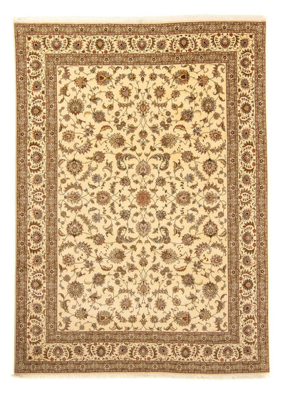 Täbriz - 50 Raj Teppich 258x357cm - Perserteppich - beige