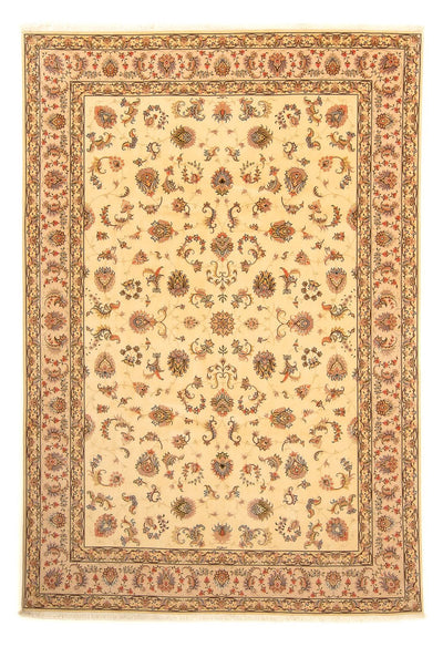 Täbriz - 50 Raj Teppich 257x360cm - Perserteppich - beige