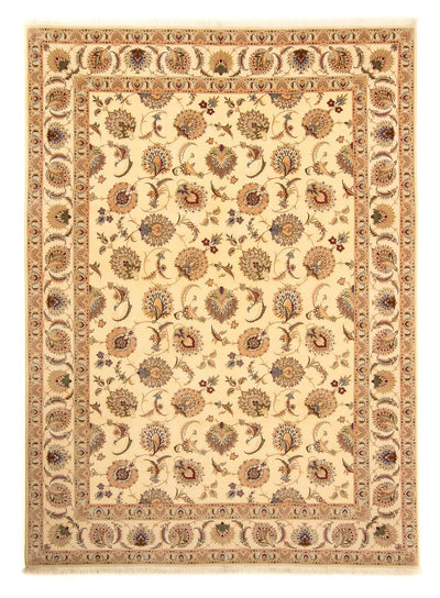 Täbriz - 50 Raj Teppich 253x353cm - Perserteppich - beige