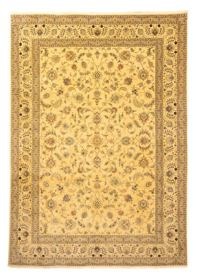 Täbriz - 50 Raj Teppich 248x343cm - Perserteppich - gold