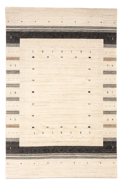 Loribaft Teppich Perser 201x304cm - Wollteppich - beige