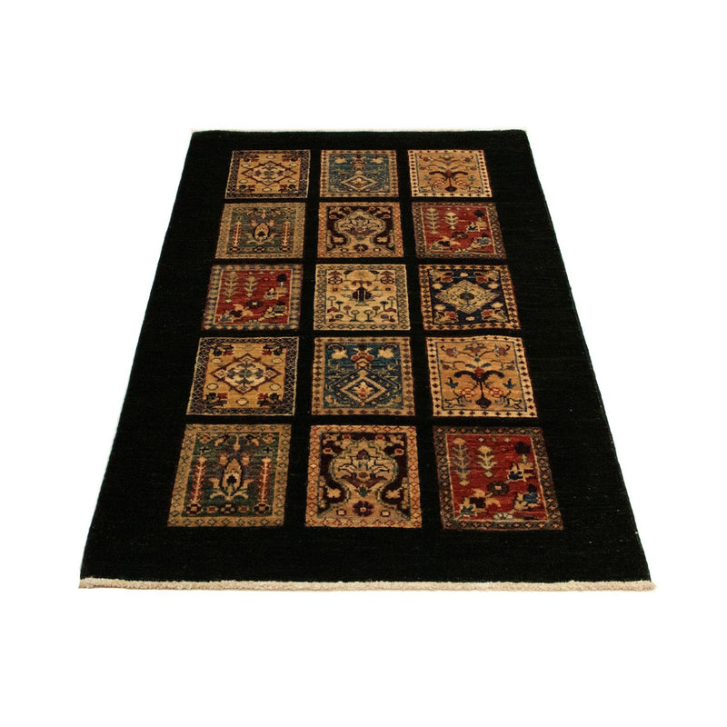 Ziegler Teppich 76x129cm - Orientteppich - schwarz