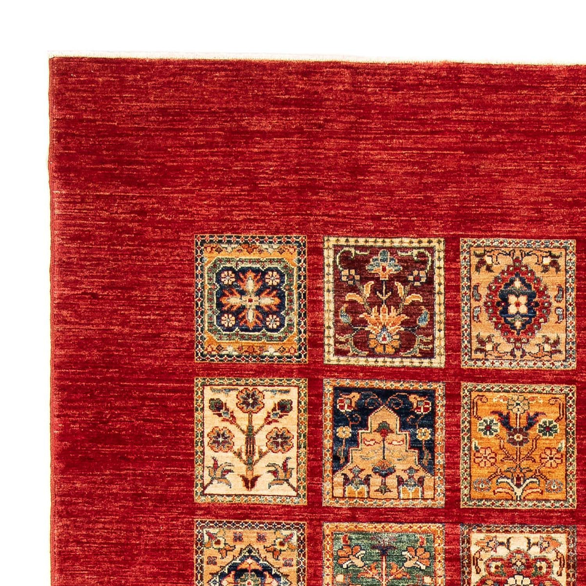 Ziegler Teppich 200x309cm - Orientteppich - dunkelrot