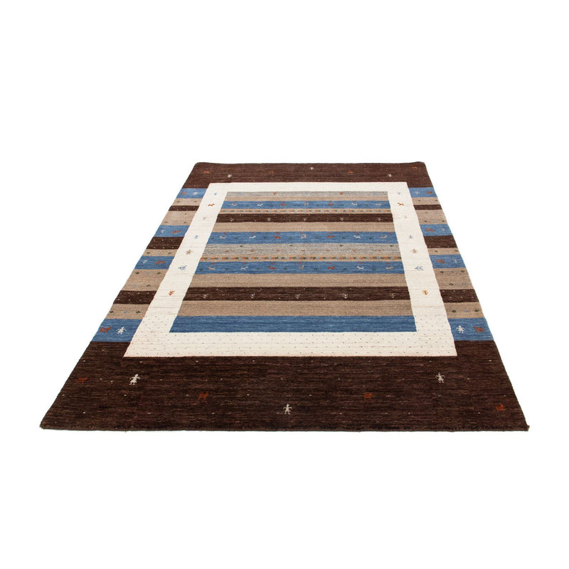 Loribaft Teppich Perser 142x204cm - Orientteppich - dunkelblau