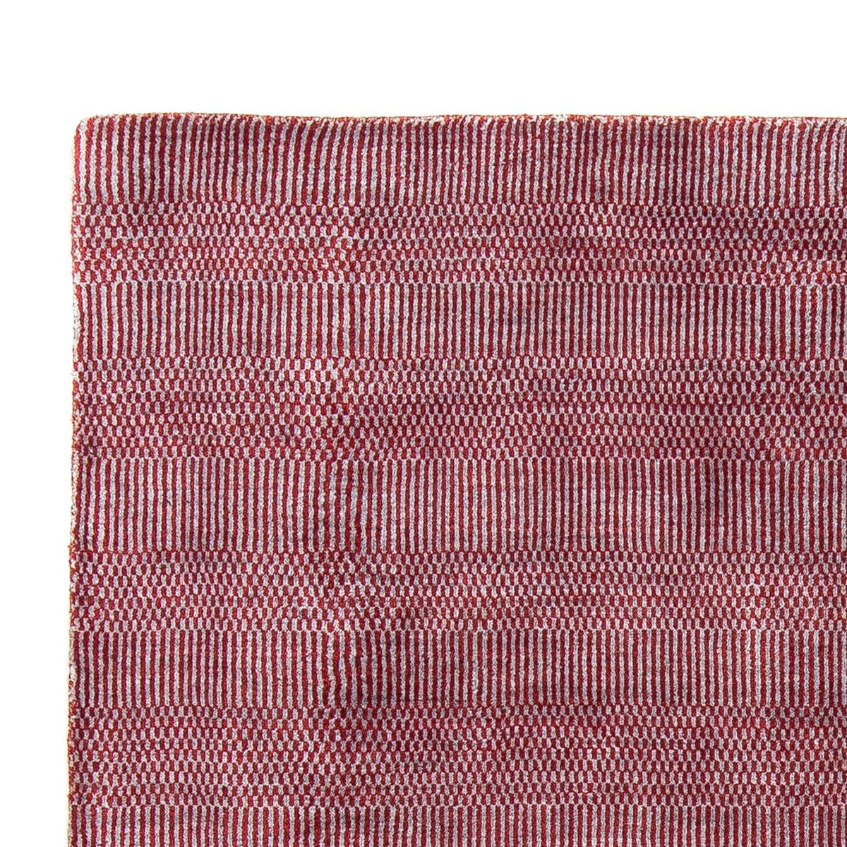 Designer Teppich 142 x 201 cm - rot