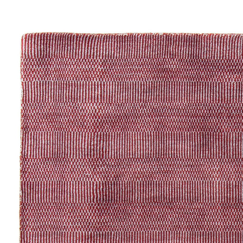 Designer Teppich 142 x 201 cm - rot