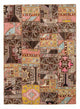 Patchwork Teppich 173x241cm - Orientteppich - mehrfarbig