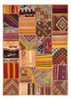 Patchwork Teppich 169x239cm - Orientteppich - mehrfarbig
