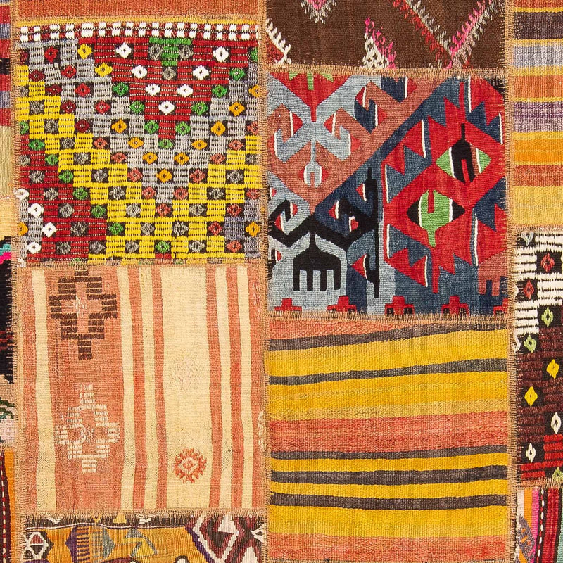 Patchwork Teppich 169x239cm - Orientteppich - mehrfarbig