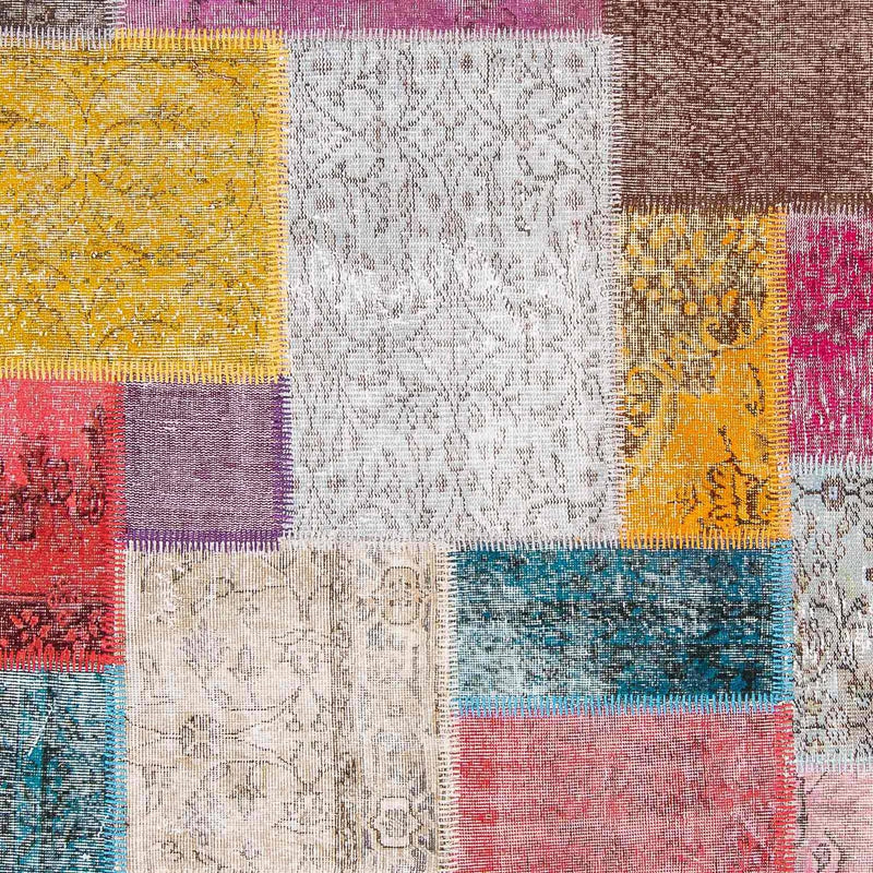 Patchwork Teppich 250x300cm - Orientteppich - mehrfarbig