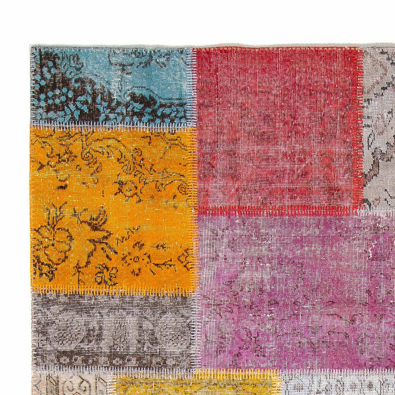 Patchwork Teppich 250x300cm - Orientteppich - mehrfarbig