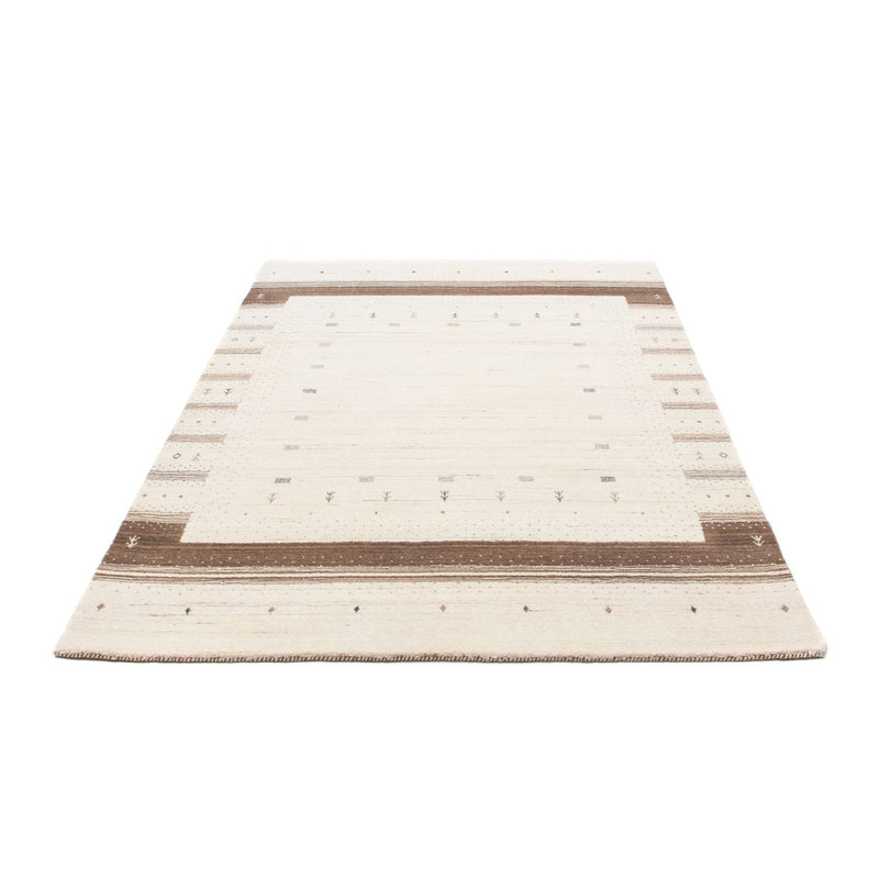 Loribaft Teppich Perser 142x200cm - Wollteppich - beige
