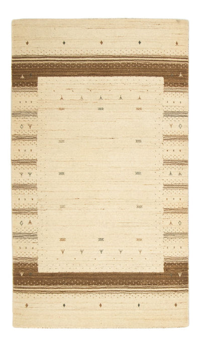 Loribaft Teppich Perser 93x160cm - Wollteppich - beige