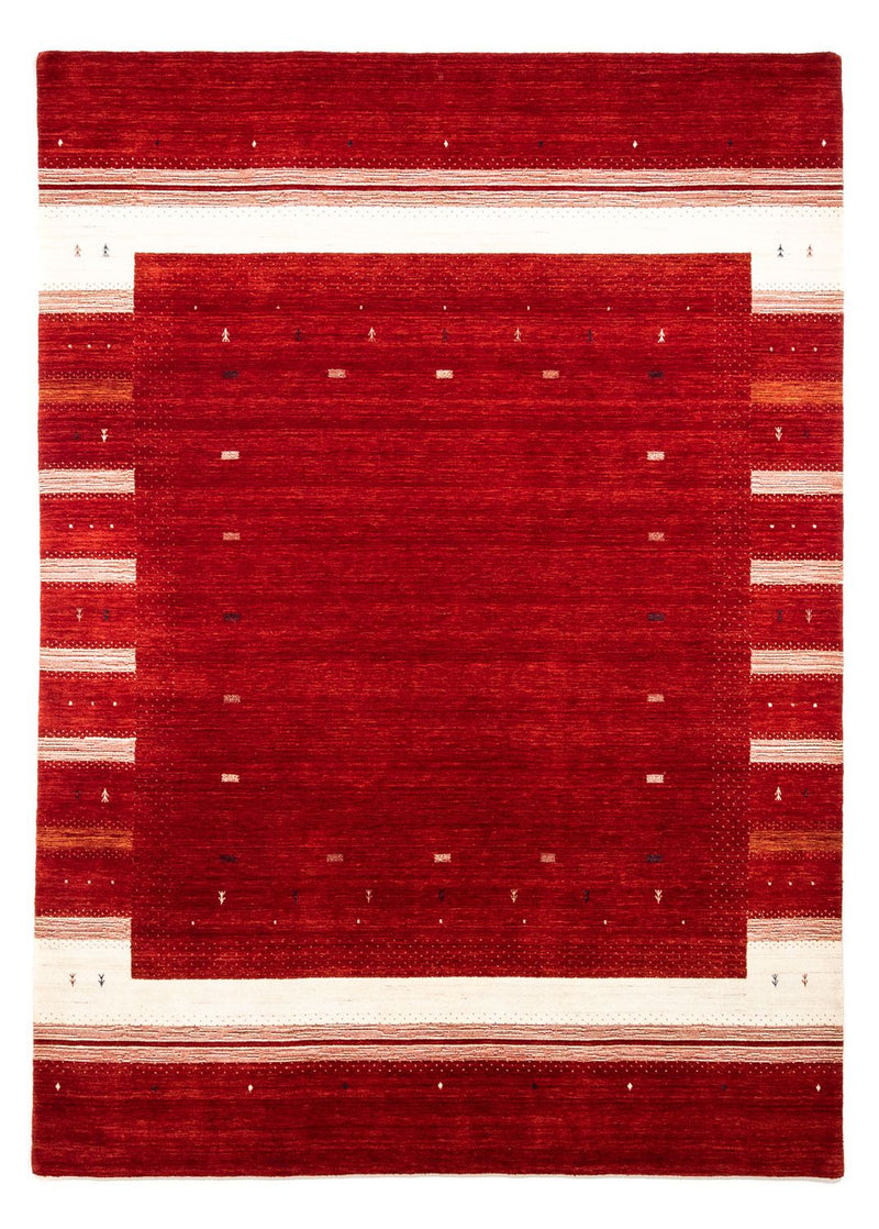 Loribaft Teppich Perser 255x345cm - Wollteppich - rot
