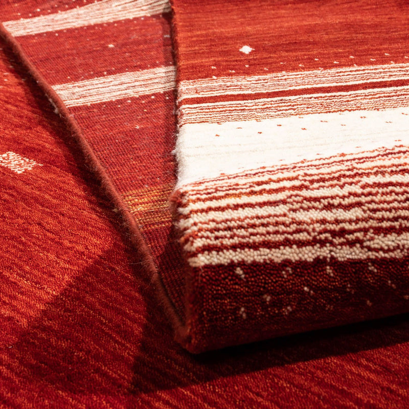 Loribaft Teppich Perser 255x346cm - Wollteppich - rot