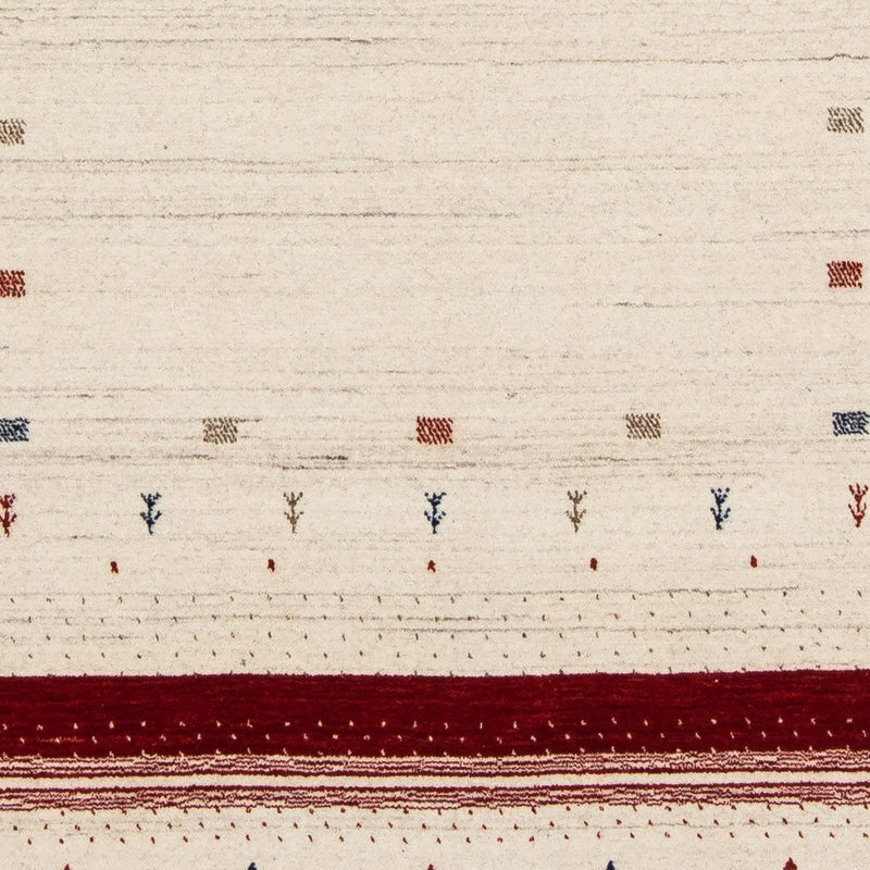 Loribaft Teppich Perser 143x198cm - Wollteppich - beige