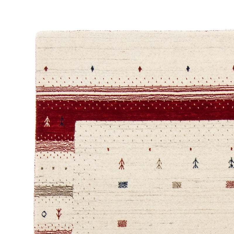 Loribaft Teppich Perser 143x198cm - Wollteppich - beige