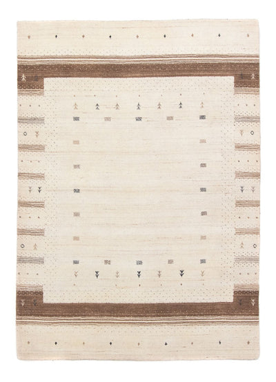 Loribaft Teppich Perser 144x201cm - Wollteppich - beige