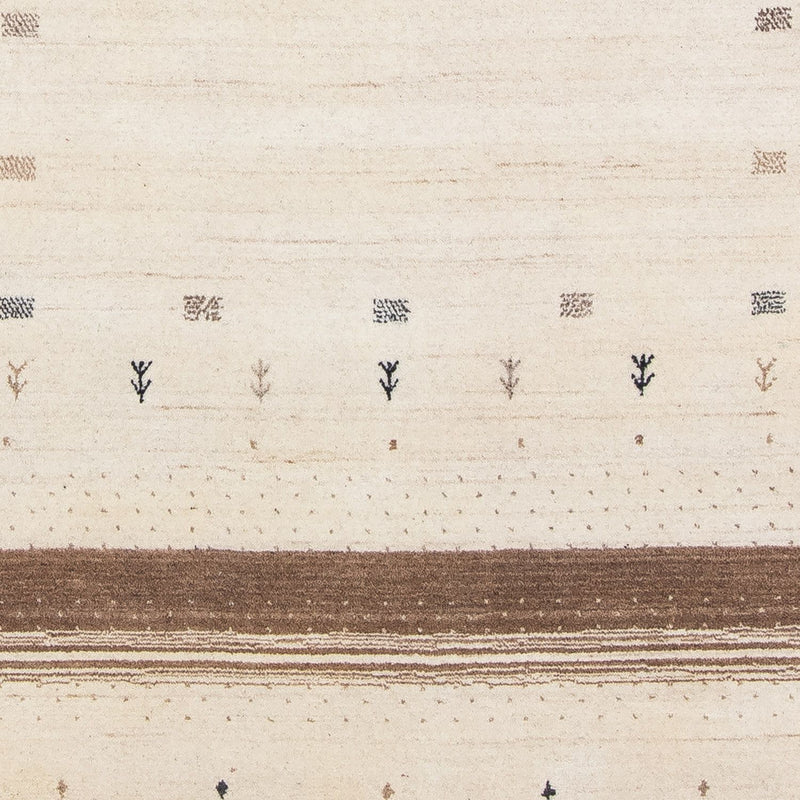 Loribaft Teppich Perser 144x201cm - Wollteppich - beige