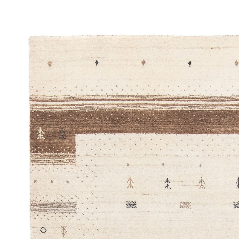 Loribaft Teppich Perser 144x201cm - Wollteppich - beige
