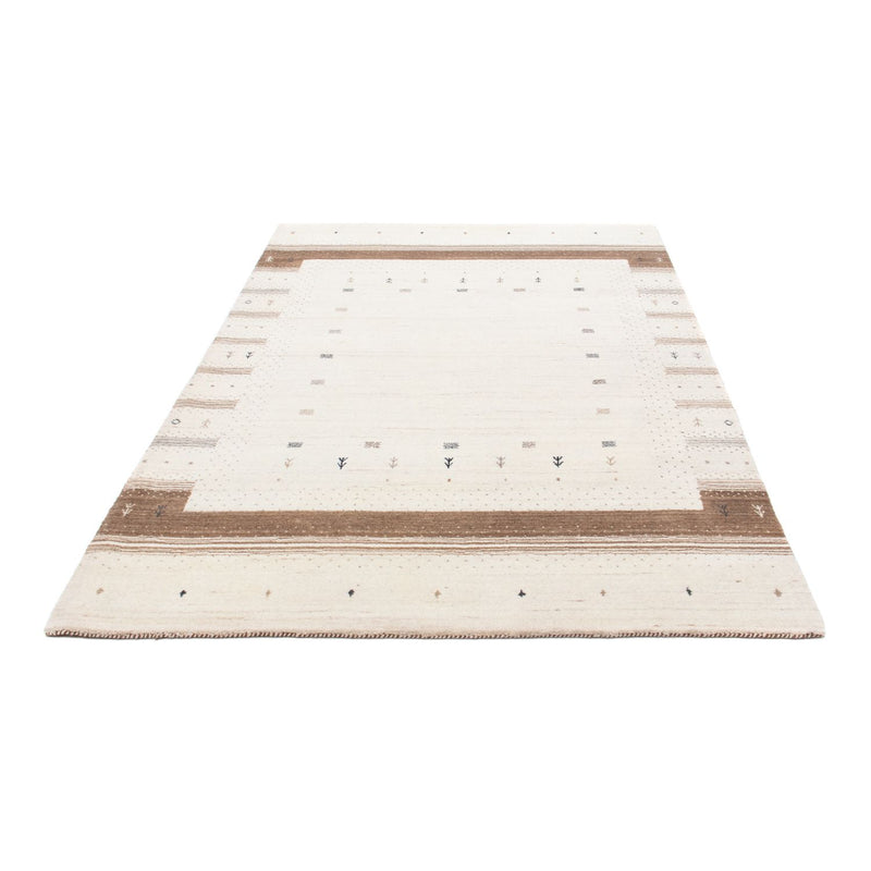 Loribaft Teppich Perser 144x201cm - Wollteppich - beige