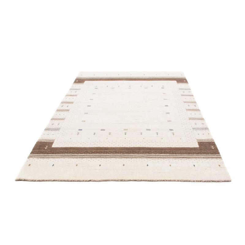 Loribaft Teppich Perser 142x200cm - Wollteppich - beige
