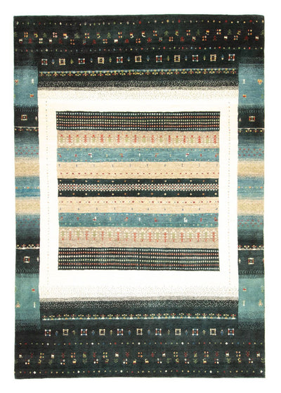 Loribaft Teppich Perser 170x238cm - Wollteppich - mehrfarbig