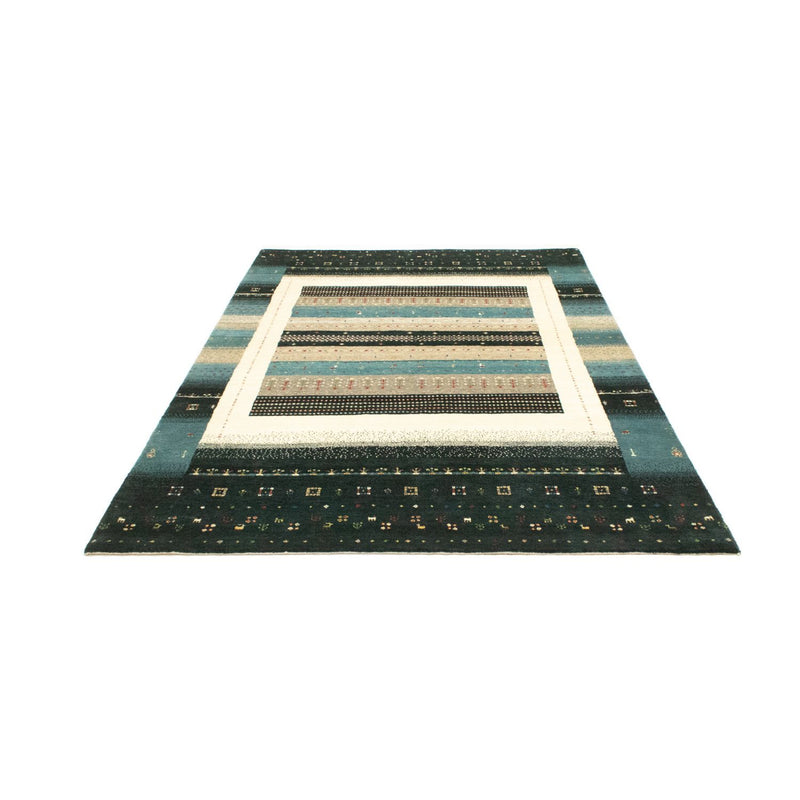 Loribaft Teppich Perser 163x237cm - Wollteppich - mehrfarbig