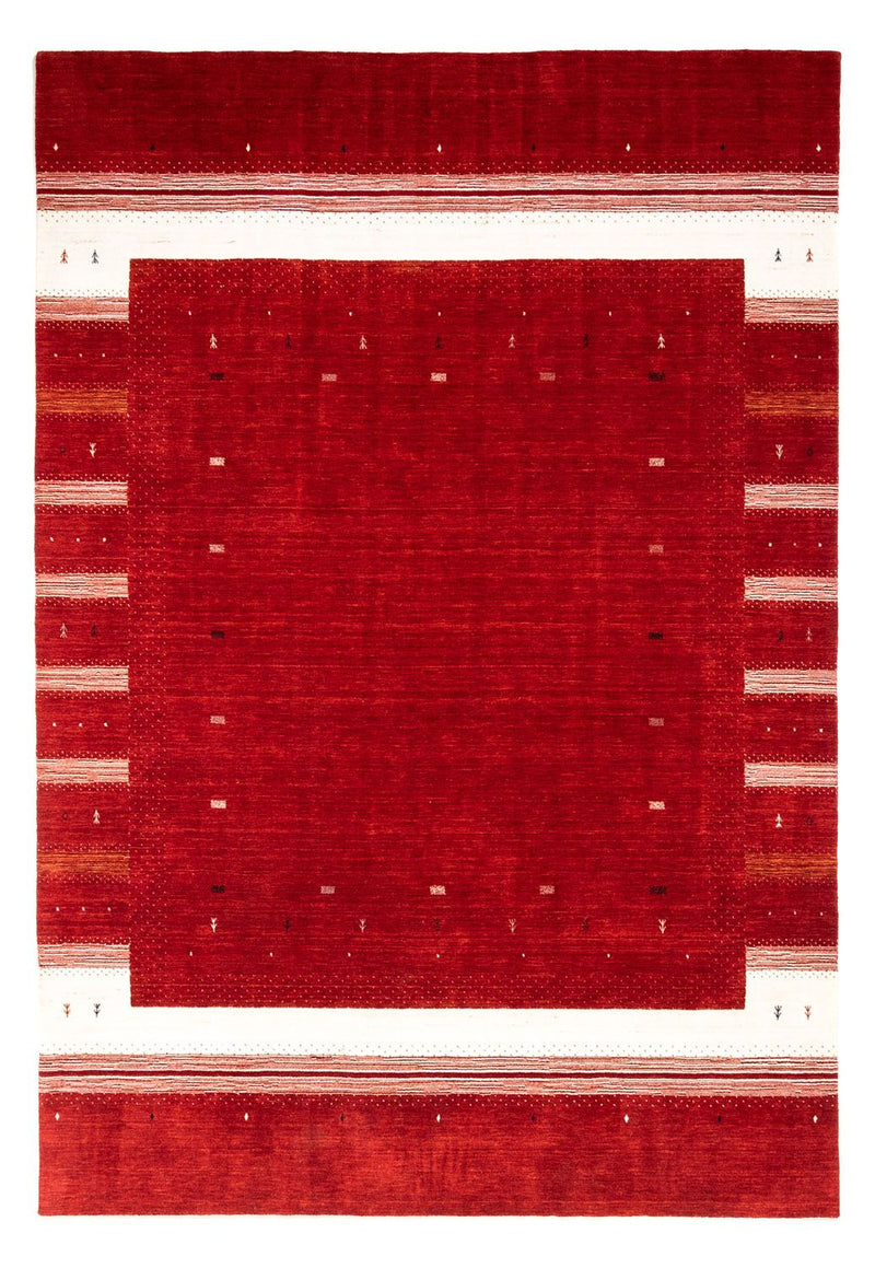 Loribaft Teppich Perser 247x350cm - Wollteppich - rot