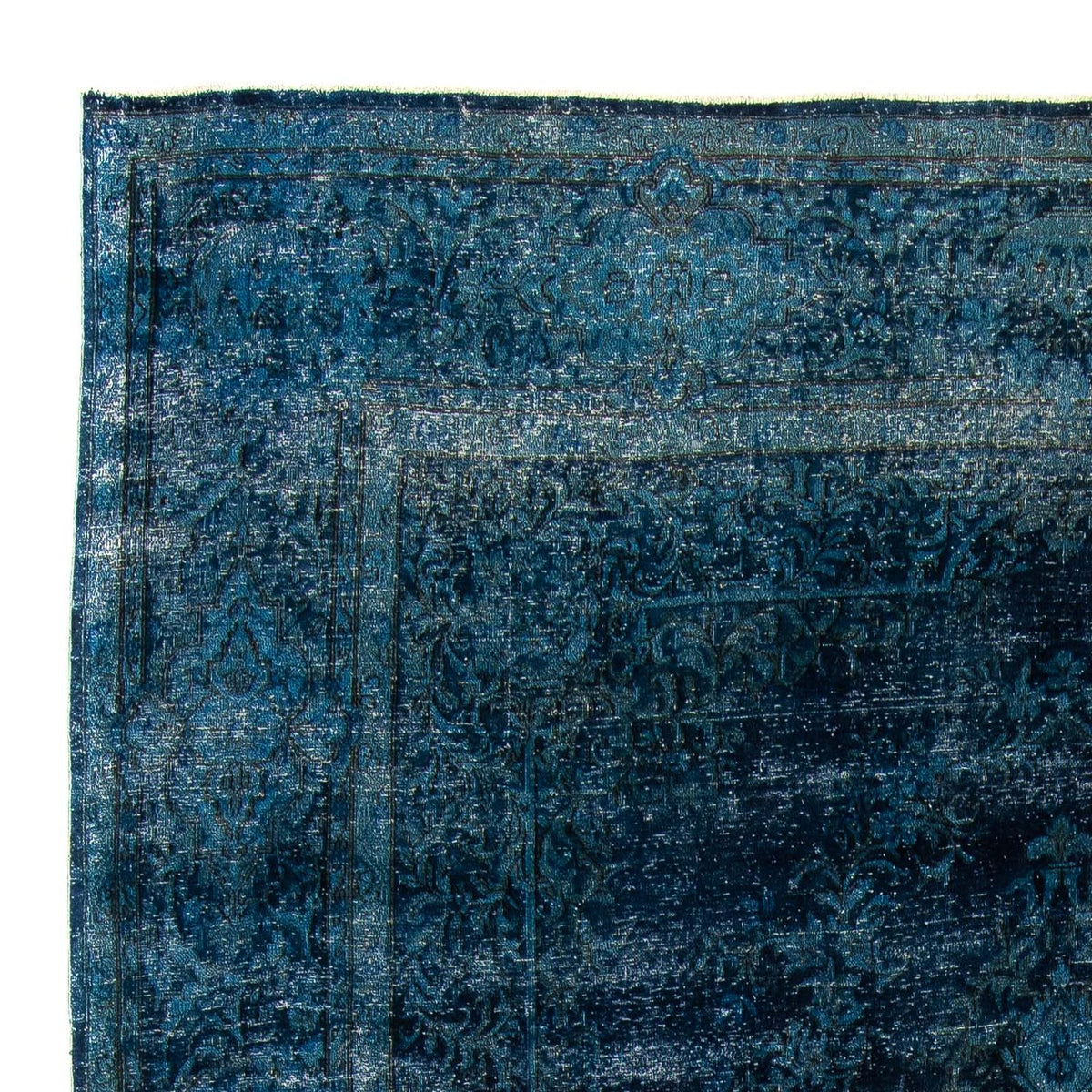 Vintage Teppich 293x384cm - dunkelblau